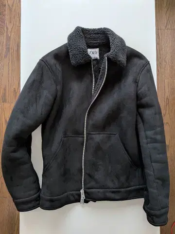 ZARA 페이크 스웨이드 보아 자켓 S 사이즈