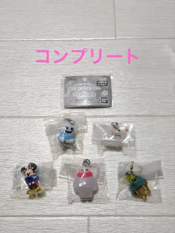 디즈니 캐릭터 메지루시 액세서리 WINTER 전 5종 컴플리트
