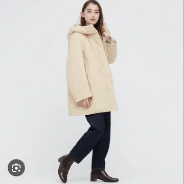 새상품급 Uniqlo 하이브리드 다운 숏코트