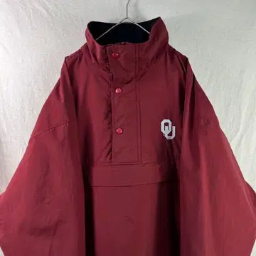 USA 구제 의류 프로 스포츠 나일론 자켓 크림슨 자수