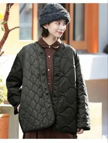 립스탑 써모 라이트 2톤 퀼팅 아우터 BEAMS BOY 블랙