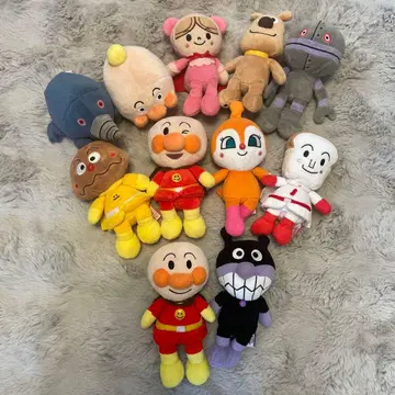 호빵맨 쁘띠 봉제 인형 세트