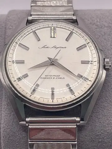 SEIKO 스카이 라이너 21 jewels 수동 와인딩 작동품 외부 벨트