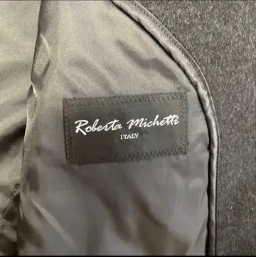 빈티지 Roberta Michetti 블랙 테일러드 자켓