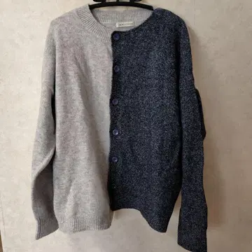 bittoko 바이컬러 니트 가디건