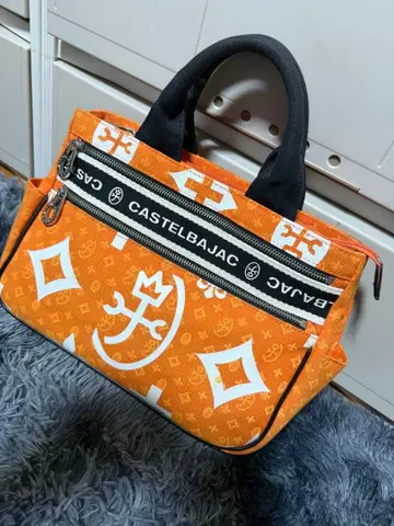 CASTELBAJAC 오렌지 토트백