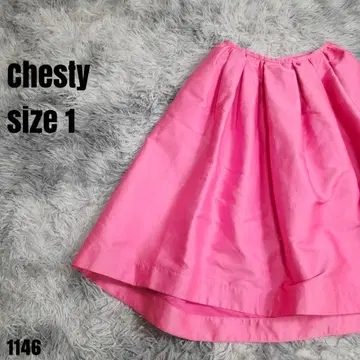 Chesty 체스티 새상품급 스커트 핑크 1 1146