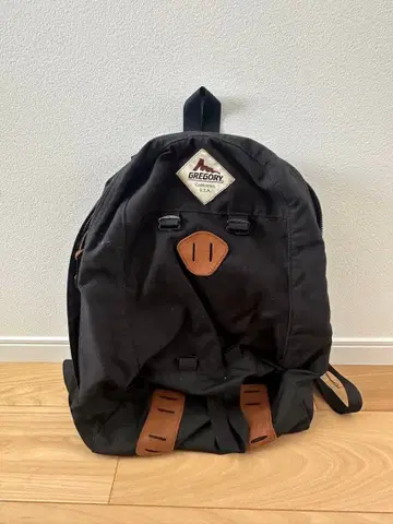 GREGORY 블랙 백팩