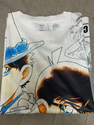 명탐정 코난 백화점 호쿠에이정 미카 상점가 T셔츠 괴도 키드 XL 사이즈