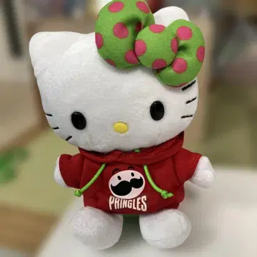 레어 헬로키티 푸링구루스 콜라보 봉제 인형 수염 없음