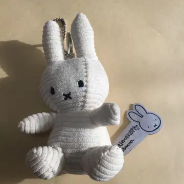 미피 봉제 인형 키링 코듀로이 키체인