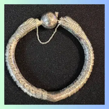 레어 팔찌 드래곤 용 액세서리 빈티지 실버 레어