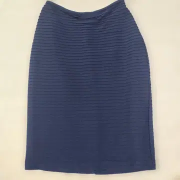 타다시 쇼지 네이비 타이트 스커트