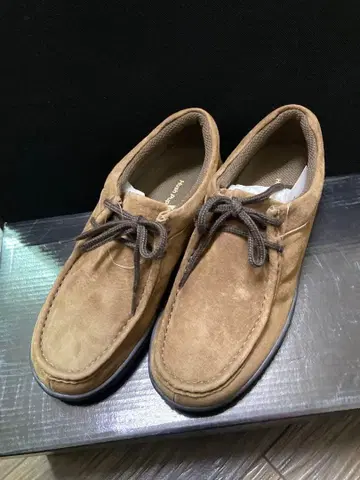 허시파피 브라운 스웨이드 모카신 22.5cmEEE