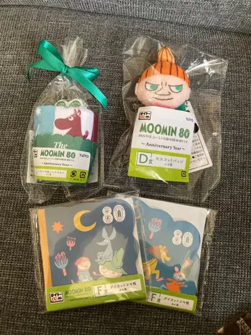 무민 80주년 기념 상품 4세트