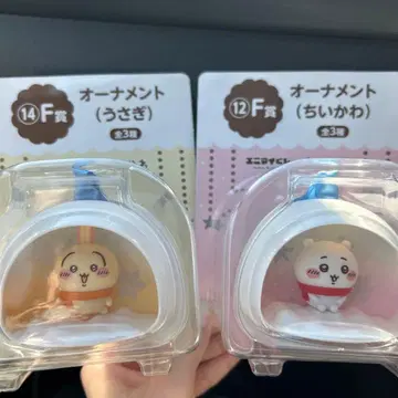 치이카와 에니마이 복권 F상 오너먼트 토끼 치이카와 세트