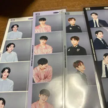 BTS 정국 photoism 즉석 사진 10종 세트