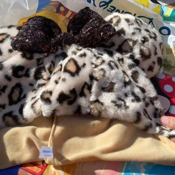 디즈니 레오파드 무늬 팬캡