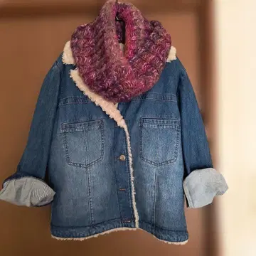 볼륨 스누드 (핑크 계열)