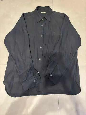 BEAUTY&YOUTH 다크 네이비 긴팔 셔츠