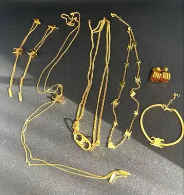 트리옹프 골드 주얼리 6세트