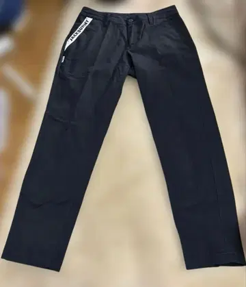 JACKBUNNY 블랙 팬츠 스트레이트