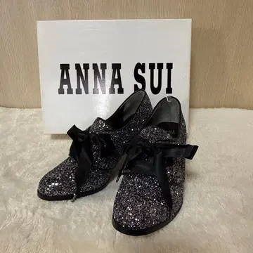 ANNA SUI 글리터 로퍼
