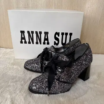 [ 새상품 미사용 ] ANNA SUI 글리터 로퍼