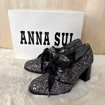 [ 새상품 미사용 ] ANNA SUI 글리터 로퍼