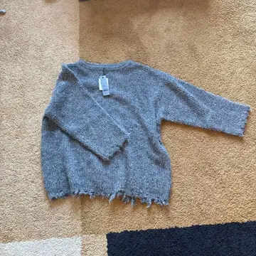 JEANASIS 그레이 니트 스웨터 L 사이즈