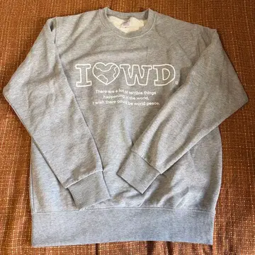 I WD 그레이 맨투맨 M