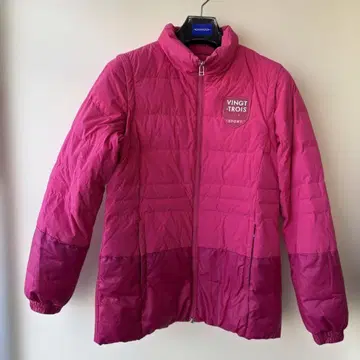 23구 SPORT VINGT TROIS 핑크 다운 자켓