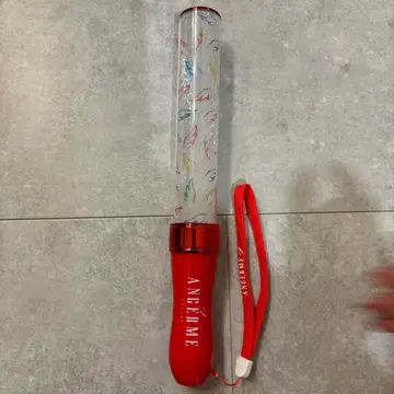 안쥬르므 응원봉 레드 컬러풀 무늬