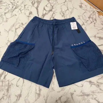 CRONOS 블루 그레이 숏팬츠 38(M)
