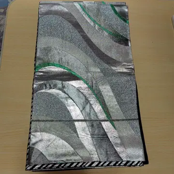 후쿠로 오비 순수 실크 육통 녹은의 유파