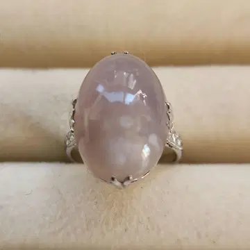 12호 빅볼 벚꽃 마노 천본 시스루 반지