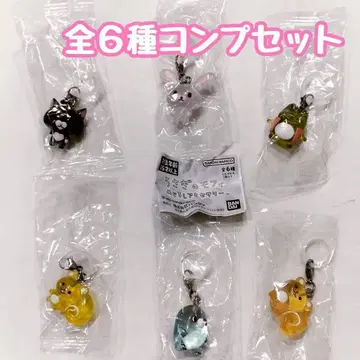 컴프 토끼 모피 메지루시 액세서리 전6종 세트