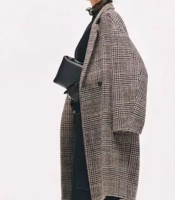 라빠르망 L'Appartement 체크 더블 코트