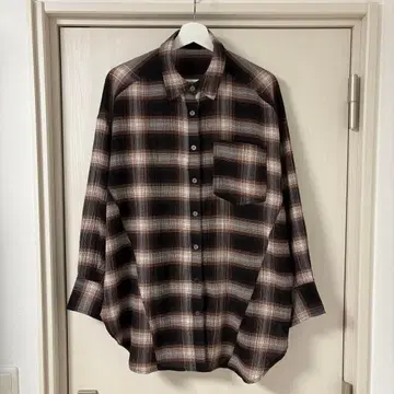 pageboy 옴브레 체크 셔츠