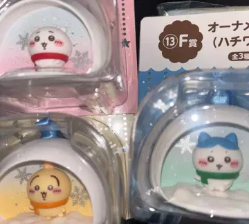 애니마이 복권 치이카와 (먼작귀) 2025 F상 오너먼트 3종 컴플리트