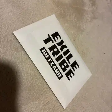 EXILE TRIBE 기프트 1,000 x 10장 8700엔