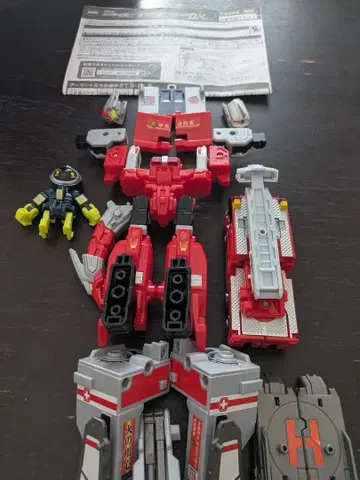 잡레이버 기가토 파이어브레이버 소방서 아머 세트