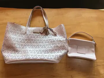 레이저컷 디자인 토트백 파우치 포함