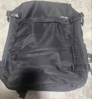 HOMIEE 블랙 럭색 백팩