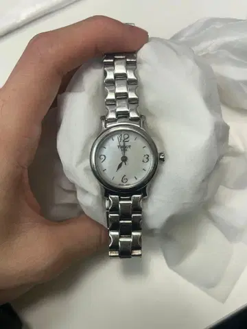 ST-241 티쏘 아날로그 손목시계 실버 스테인리스 작동