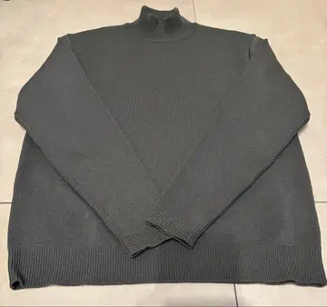 PUBLIC TOKYO 바운드 울 밀라노 리브 니트/모크넥