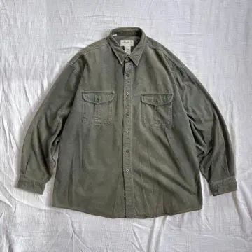 90s eddie bauer 샤모아 크로스 플란넬 셔츠