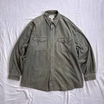 90s eddie bauer 샤모아 크로스 플란넬 셔츠