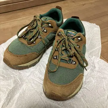 L.L.Bean 트레킹 슈즈 그린/브라운 23.5cm