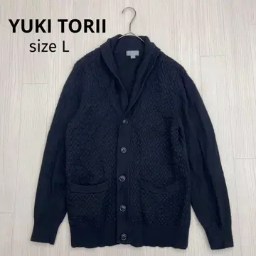 YUKI TORII 유키토리이 숄카라 니트 가디건 L